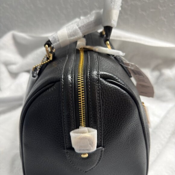 New with Tags LARGE Coach Rowan Black, gold hardware. FAST SHIP. - Picture 2 of 7